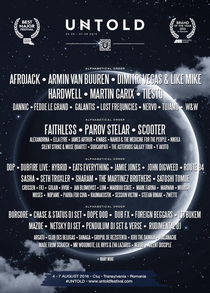 UNTOLD 2016, Foto: UNTOLD