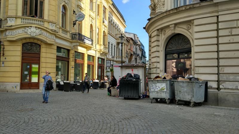 Tomberoane in centrul istoric, Foto: Hotnews