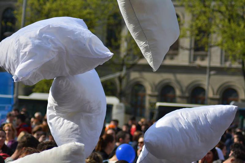 Pillow Fight Day in Bucuresti, Foto: Sebastian Rotaru