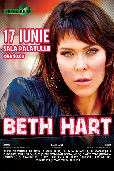 Beth Hart revine la Bucuresti, Foto: Afis concert