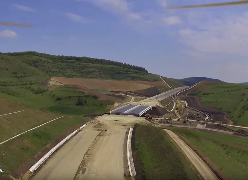 A3 Gilau - Nadaselu (aprilie 2016), Foto: Captura YouTube