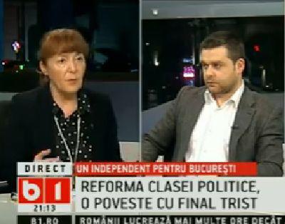 Ciucu pe vremea cand era sustinut de Macovei, Foto: captura B1 TV