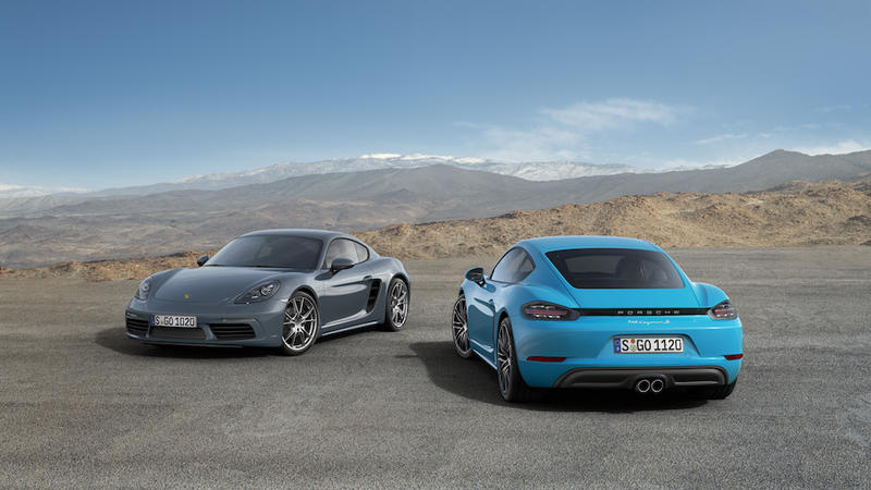 Porsche 718 Cayman S si Porsche 918 Cayman, Foto: Porsche