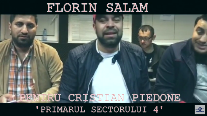Florin Salam dedicatie pentru Piedone, Foto: Captura YouTube
