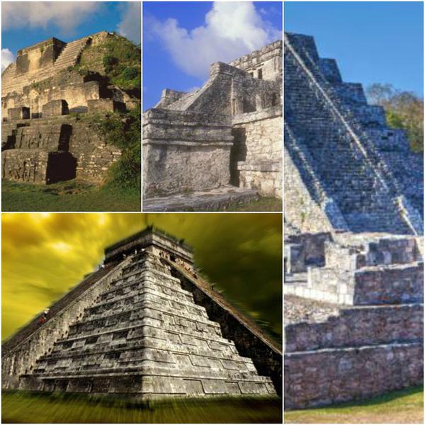 Piramide mayase, Foto: Colaj foto