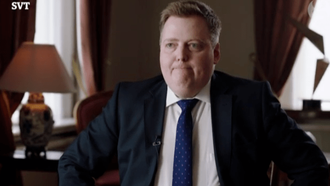 Sigmundur David Gunnlaugsson, Foto: Captura The Guardian