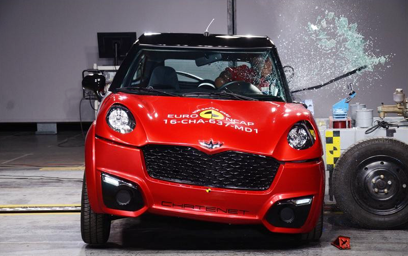 Chatenet CH30 Crash Test, Foto: Euro NCAP