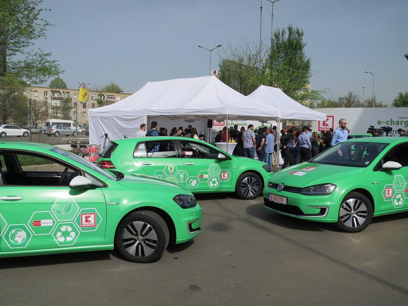 Masini electrice la Kaufland, Foto: Hotnews