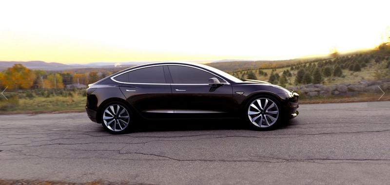Tesla Model 3, Foto: Tesla Motors