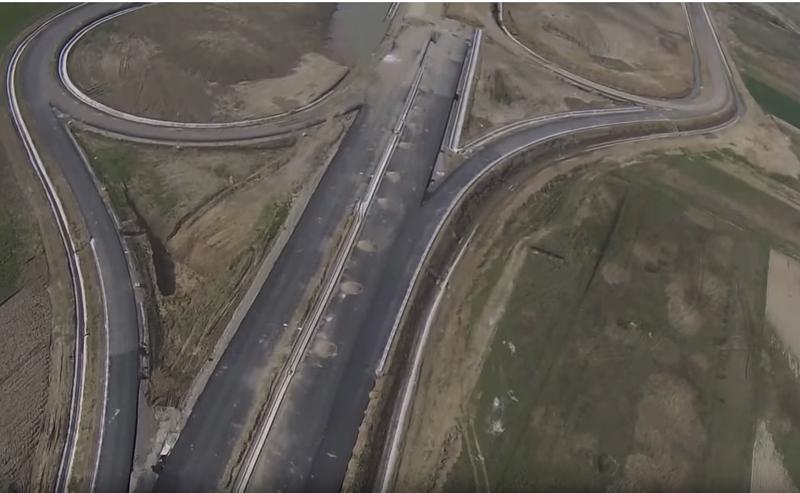 Autostrada A1 Lugoj - Deva (aprilie 2016), Foto: Captura YouTube