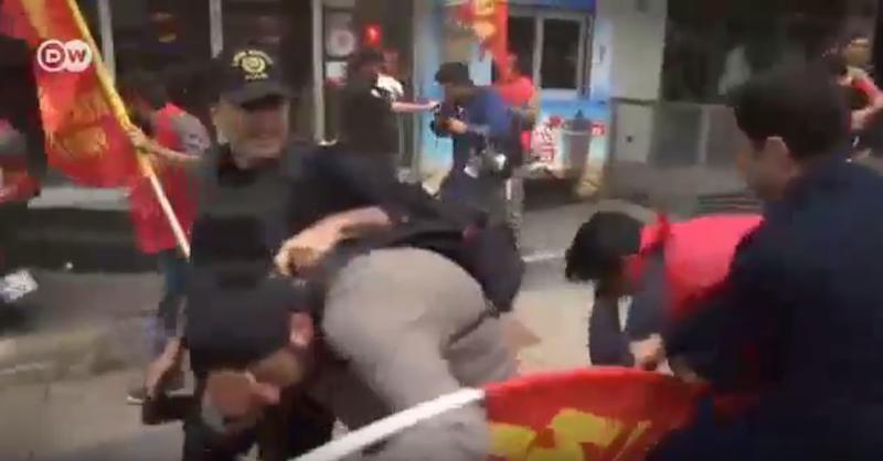 Proteste in Istanbul, Foto: Captura DW