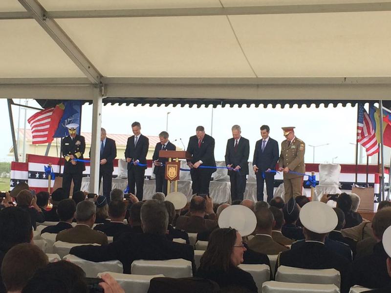 Taierea panglicii inaugurale de la Deveselu, Foto: Hotnews