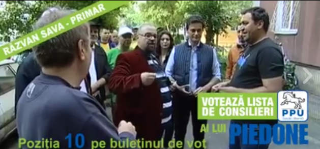 Piedone si Sava, Foto: Captura video Facebook