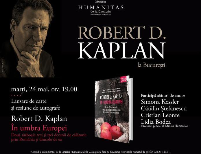 Lansare de carte Robert D Kaplan, Foto: Librariile Humanitas