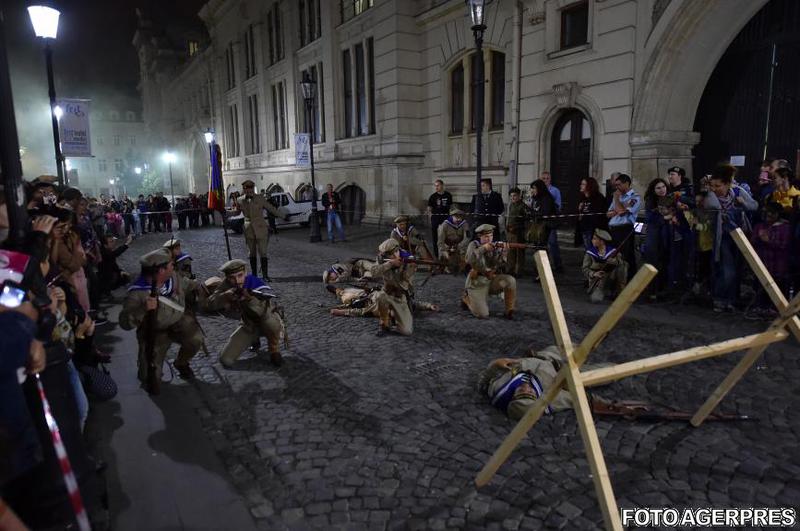 Muzeul de Istorie al Romaniei: Reconstituire istorico-militara de Noaptea Muzeelor, Foto: Agerpres