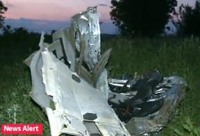 Masina lui Dan Condrea, distrusa in accident, Foto: Captura Digi 24