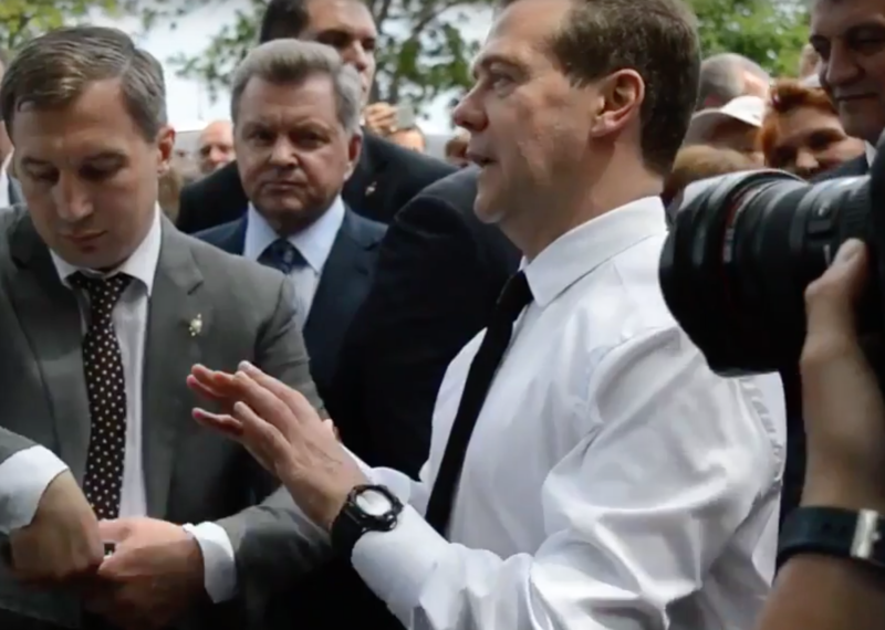 Dmitri Medvedev (dreapta), Foto: Captura YouTube