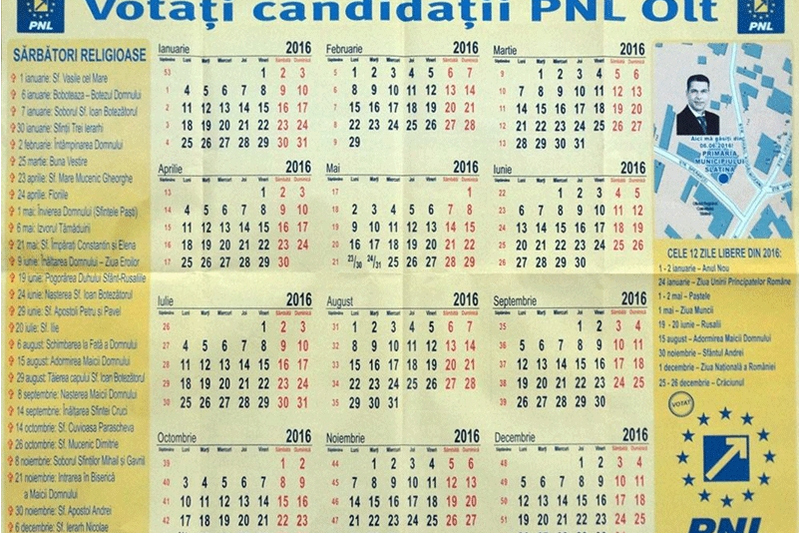 Calendar Balasa, candidat primaria Slatina, fata, Foto: Gazeta Noua