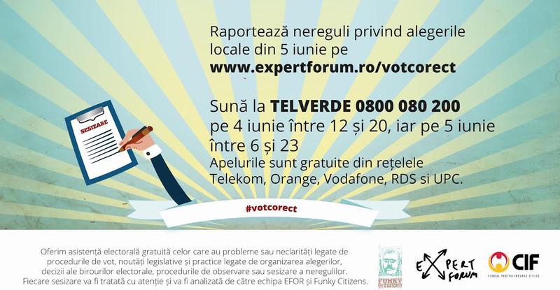 Telverde pentru nereguli la alegeri, Foto: Expertforum.ro