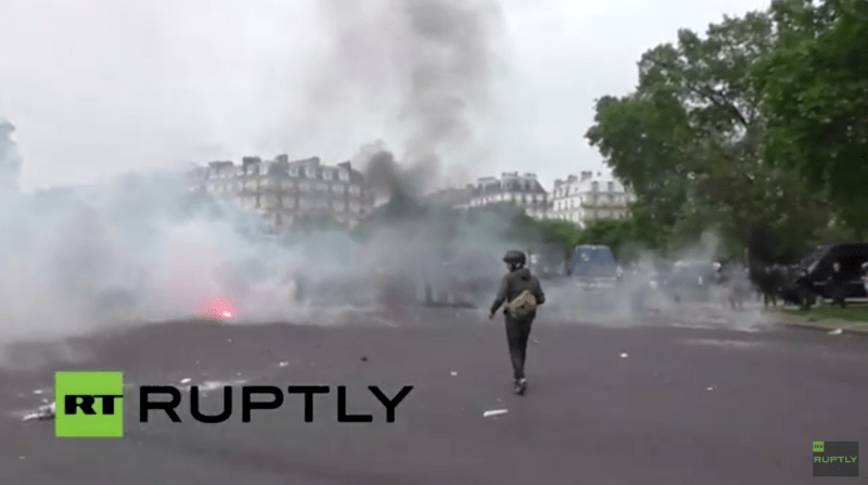 Proteste violente in Paris, Foto: Captura Ruptly TV