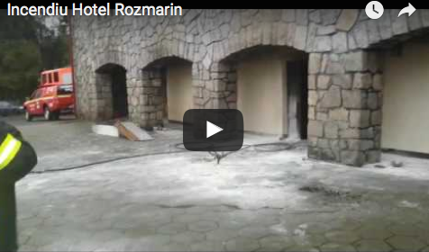 Incendiu hotel, Foto: Captura YouTube
