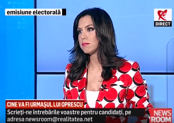 Denise Rifai, in emisiune cu Robert Turcescu, Foto: Captura YouTube