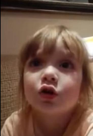 Fetita indignata, Foto: Captura YouTube