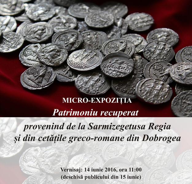 Afisul micii expozitii, Foto: MNIR