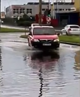 Inundatii in Arad, Foto: Captura YouTube