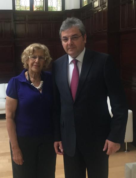 Carmena y Vilcu, Foto: Hotnews