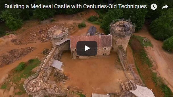 Cum se construieste un castel medieval in zilele noastre, Foto: Captura YouTube