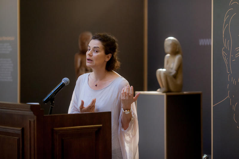 Maia Morgenstern, la evenimentul de miercuri de la BNR, Foto: Ovidiu Micsik