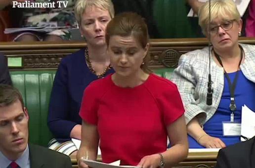 Jo Cox la primul discurs din Parlament, Foto: Captura YouTube