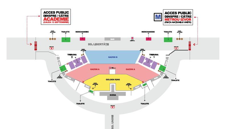 Harta concert Queen+Adam Lambert 2016, Foto: Emagic