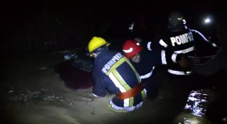 Inundatii in Horodnic, jud. Suceava, Foto: Captura ISU Suceava