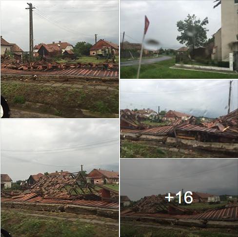 Tornada in Mures, Foto: Facebook / Anca Chirvai