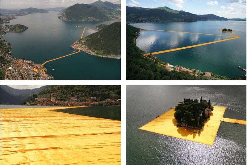 The Floating Piers 4, Foto: captura ecran