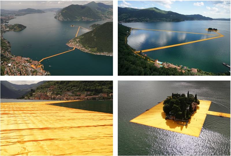The Floating Piers 4, Foto: captura ecran