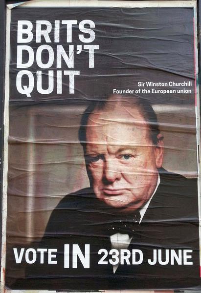 Afis al campaniei care militeaza impotriva Brexit, Foto: Hotnews