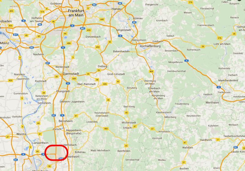 Atac armat in orasul Viernheim, Foto: Google Maps