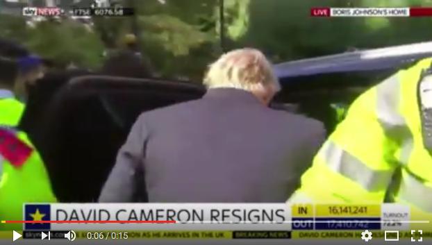 Boris Johnson, huiduit copios, Foto: Captura YouTube