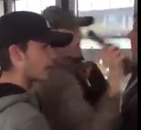 Incidente xenofobe in Manchester, Foto: Captura YouTube