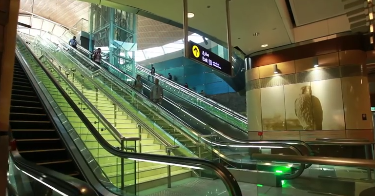 Metroul din Dubai, Foto: Captura Youtube.com