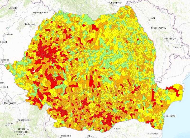 Prezenta pe fiecare UAT din tara - ora 21, Foto: Hotnews
