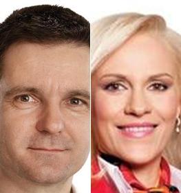 Nicusor Dan si Gabriela Firea, Foto: Colaj foto