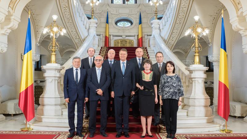 Klaus Iohannis si judecatorii CCR, Foto: Presidency.ro