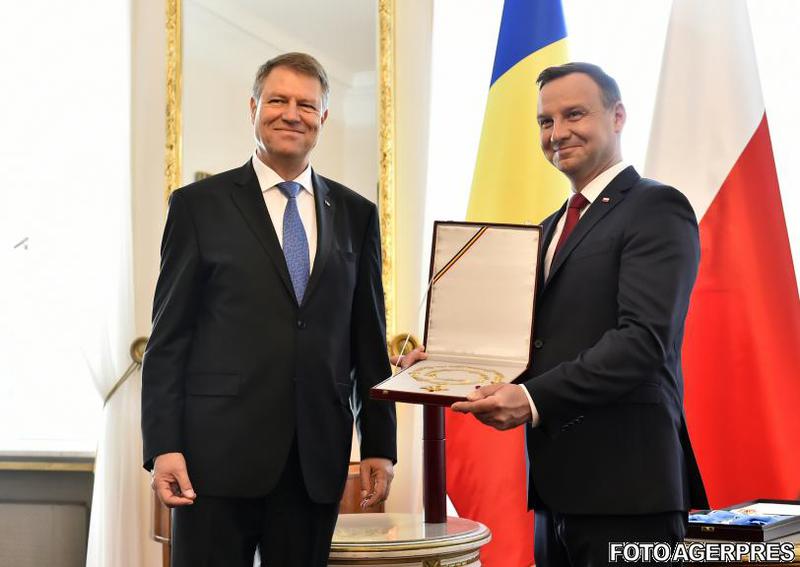 Klaus Iohannis si presedintele Poloniei, Andrzej Duda, Foto: Agerpres