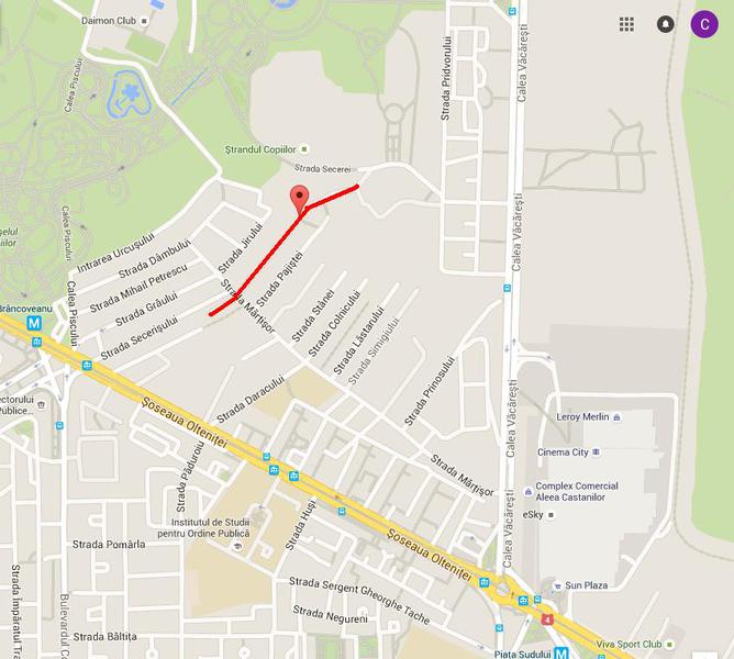 Strada Cararuia, Foto: Google Maps