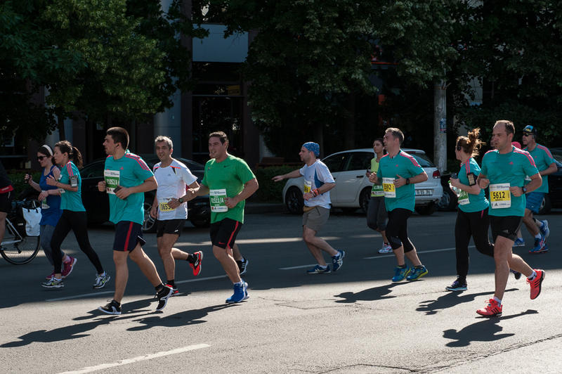 Alergatori la Semimaratonul Bucureti, Foto: Alex Spineanu