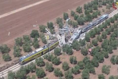 Accident feroviar in Italia, Foto: Captura YouTube